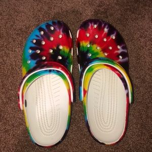 Tie Dye Crocs